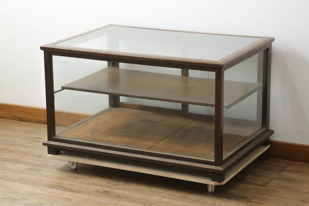 昭和レトロ 商品棚 ショーケース 引き取り限定（左側） 商品レトロ