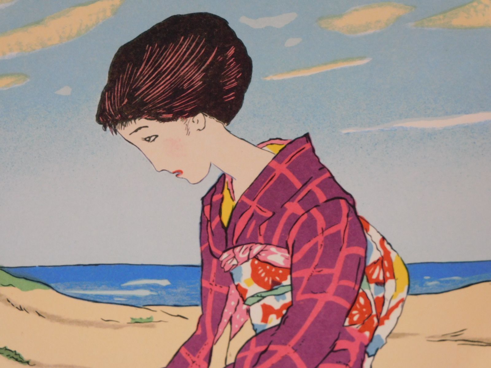 抒情画 タペストリー