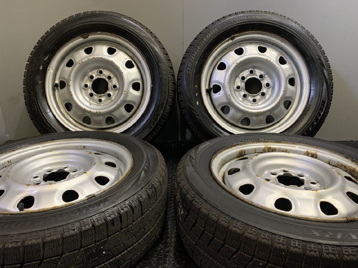 BS BLIZZAK VRX 185/60R15】スタッドレス【スチールホイール 15インチ 