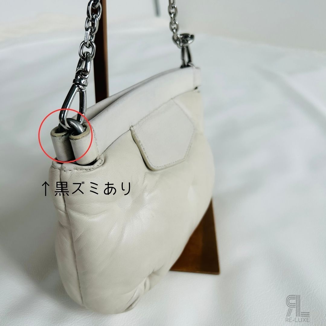 状態良好✦Maison Margiela グラムスラム ミニ オフホワイト 状態良好】Maison Margiela グラムスラム ミニ オフホワイト