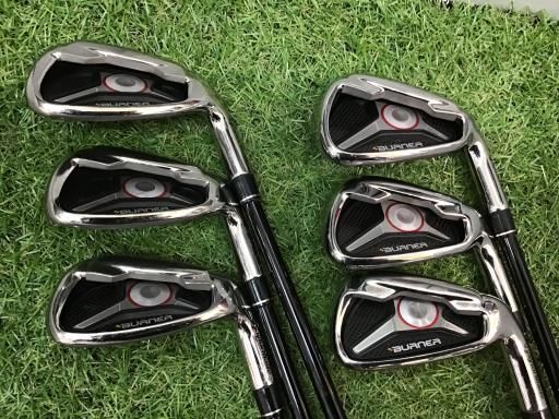 テーラーメイド BURNER 2009 6S USA アイアンセット IR RE-AX SUPERFAST 65 アイアン フレックスR メンズ 男性用 右利き 右用 Cランク ゴルフクラブ