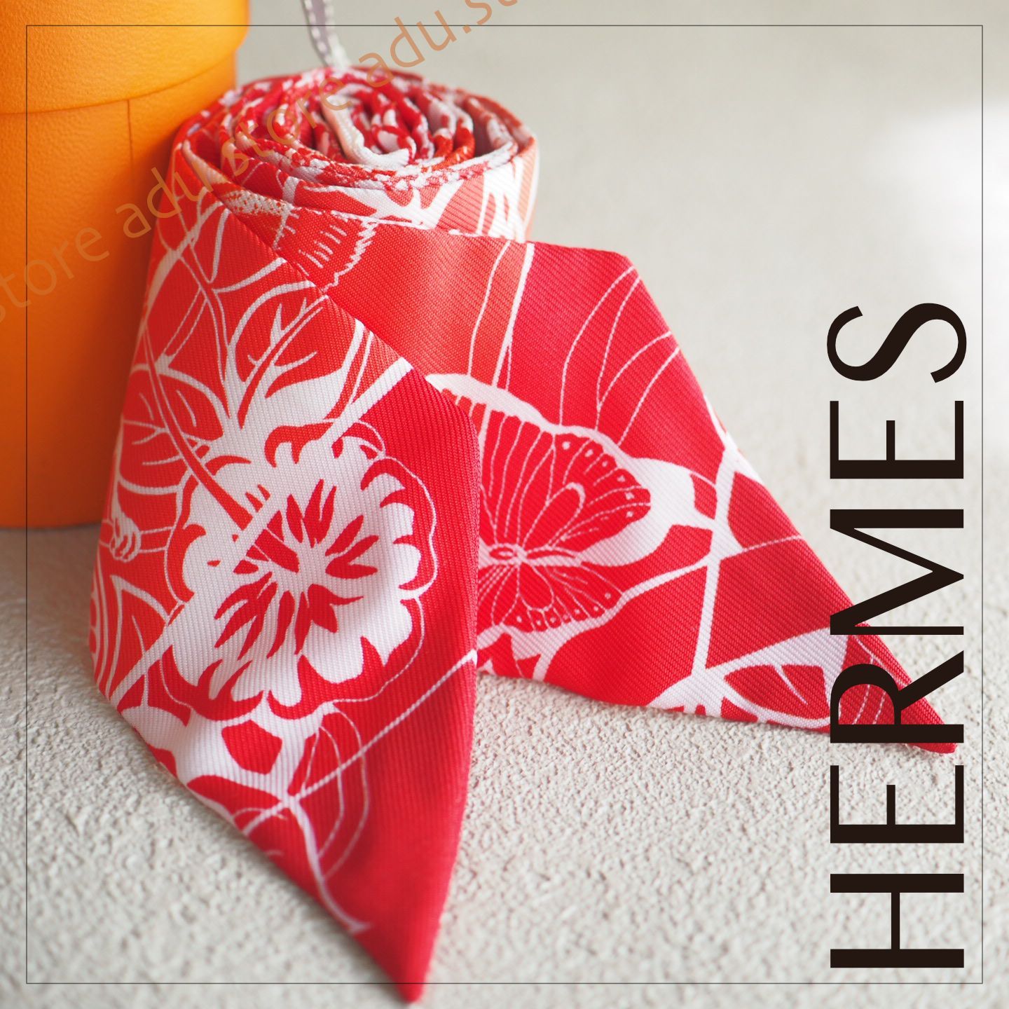 未使用極美品☆ エルメス HERMES ツイリー ジャングルラブレインボー