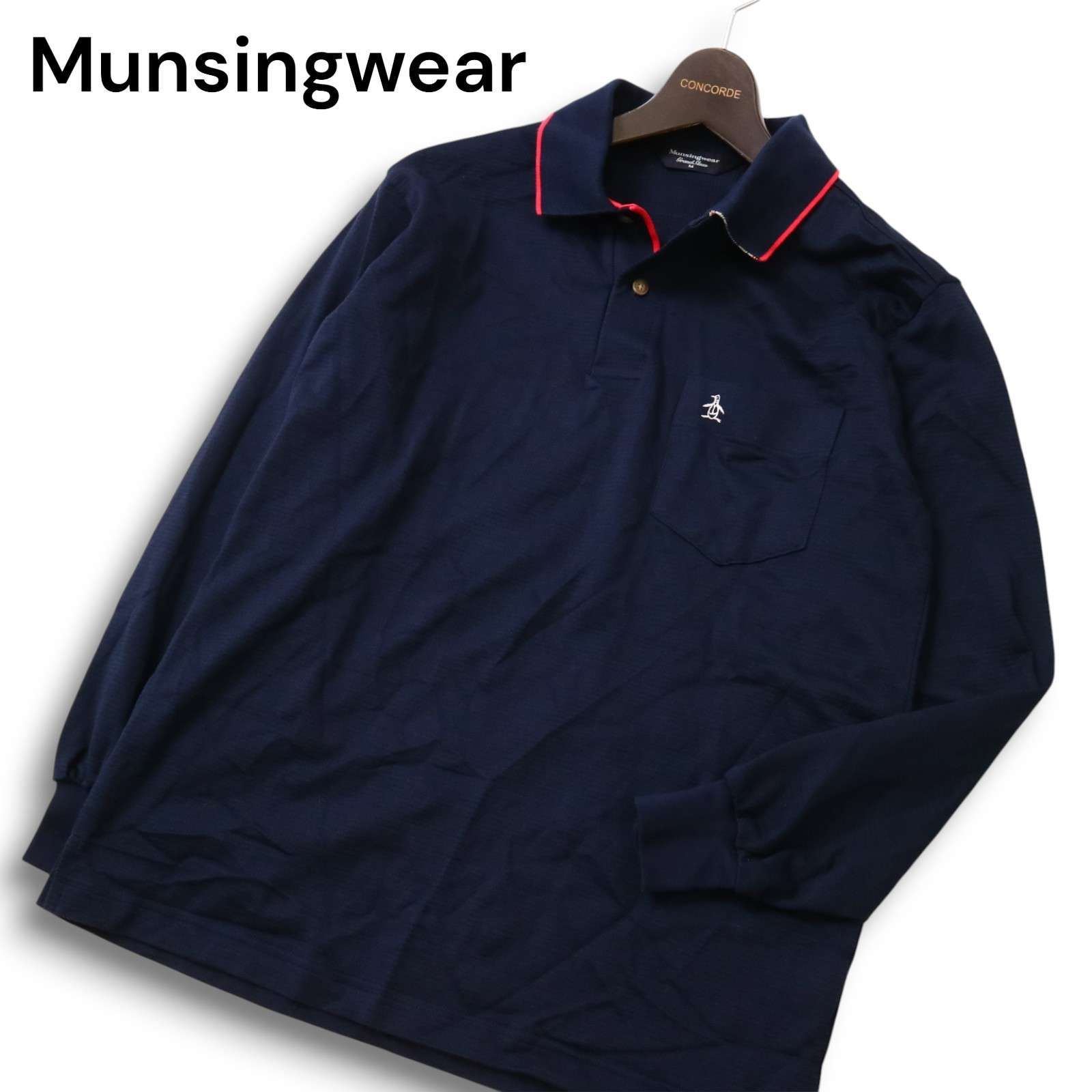 Munsingwear マンシングウェア ゴルフ 通年 ダイヤ柄☆ コットン