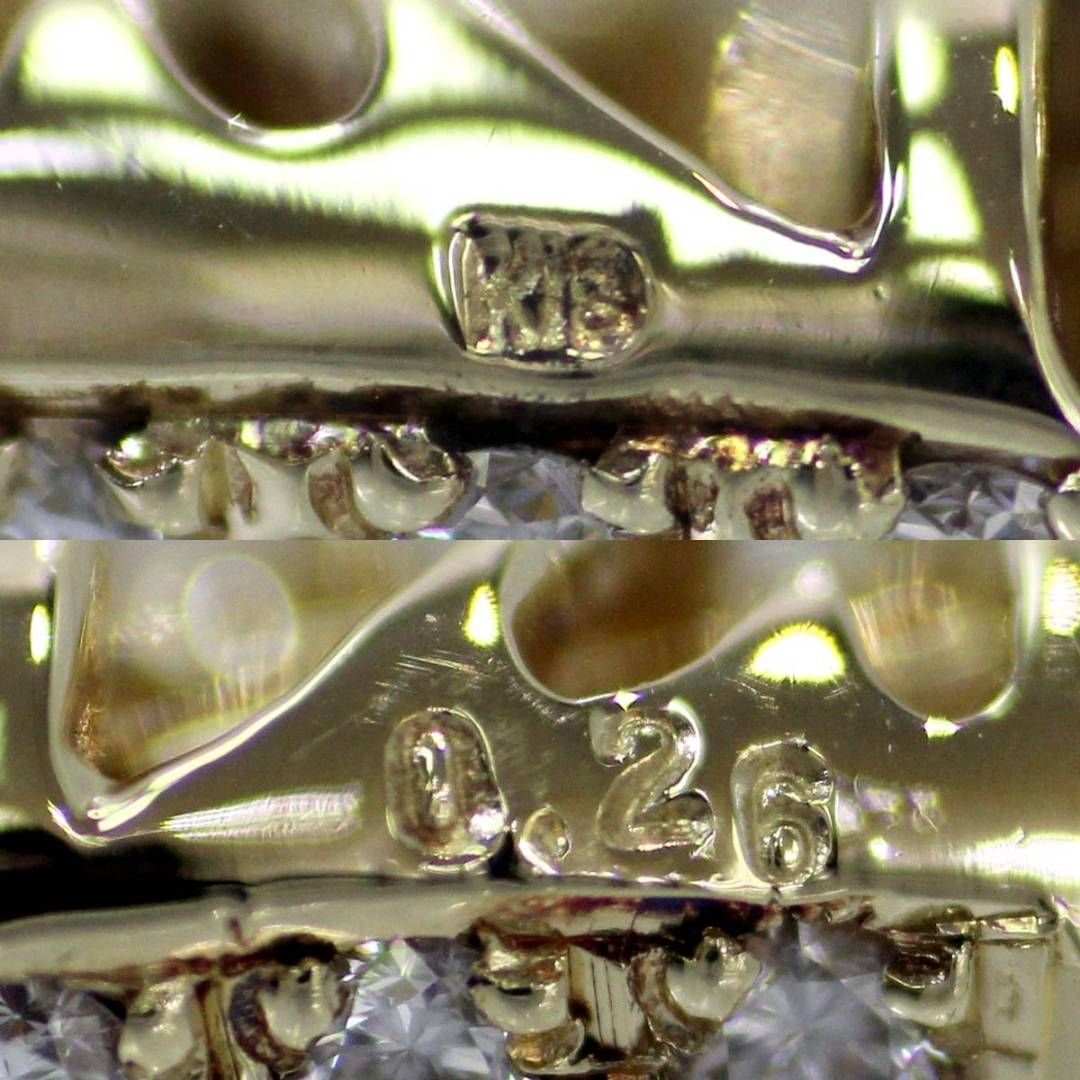 K18 南陽真珠/ダイヤトップ付きネックレス 南陽真珠11.6mm 長さ41cm 総 