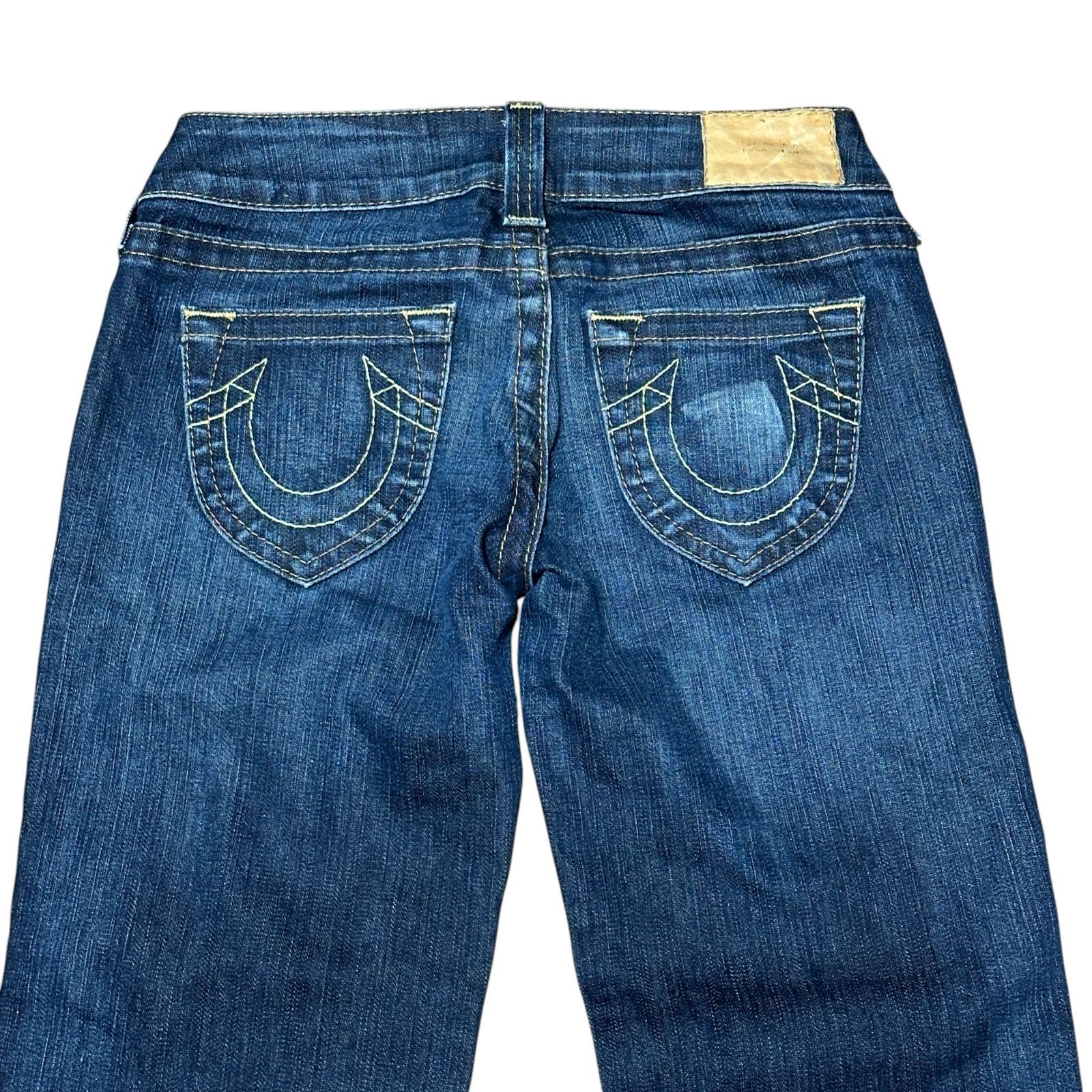 TRUE RELIGION クロップド ブーツカットデニム 26 トゥルーレリジョン