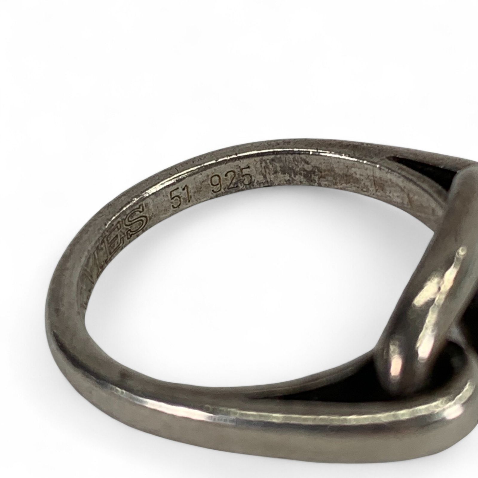 HERMES エルメス シェーヌダンクル シルバーリング 51（11号） - メルカリ