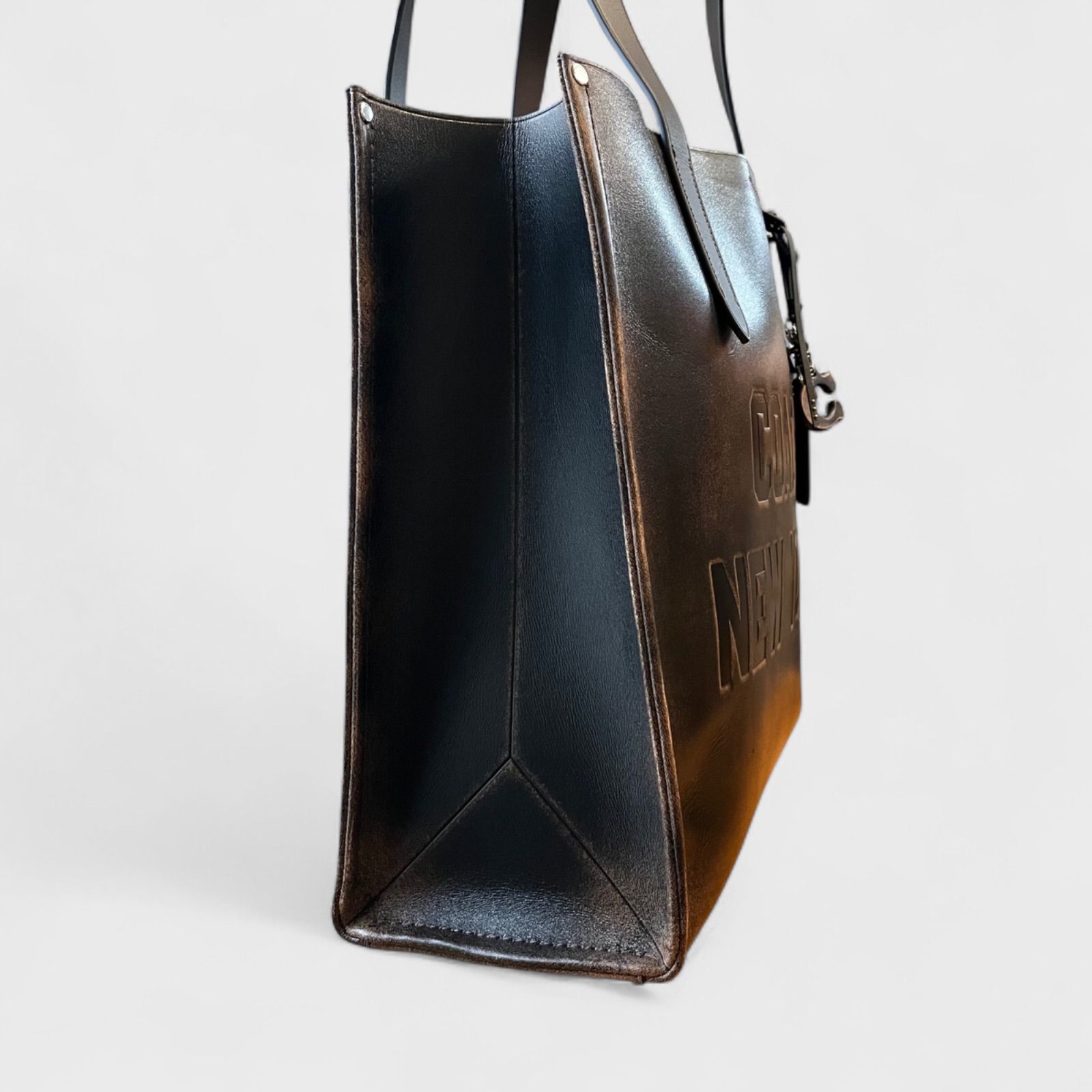 現行モデル 展示品 コーチ リレートート ラブドレザー トートバッグ ブラック COACH コーチ リレートート ラブドレザー トートバッグ ブラック