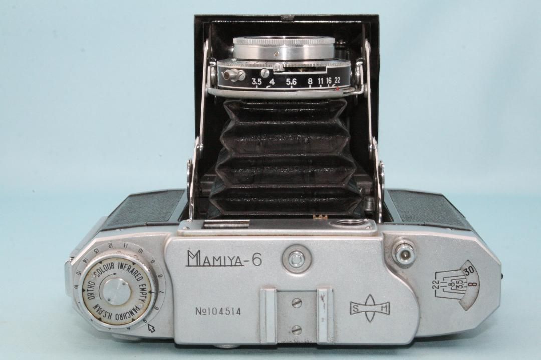  マミヤ MAMIYA 6 Sekor 7 5 cm f 3 蛇腹カメラ 大判 中判カメラ(フィルム) フィルムカメラ