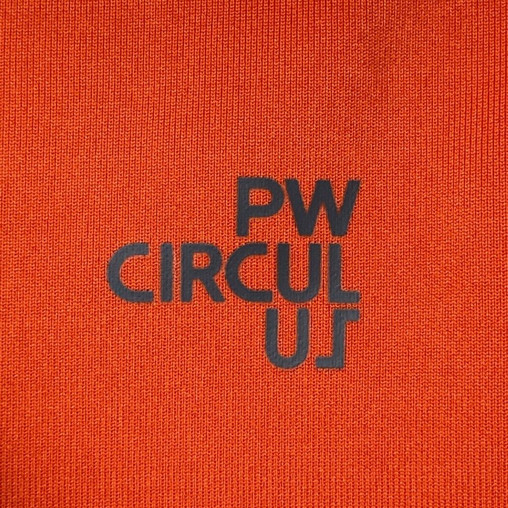 サイズ：2 PW CIRCULUS ピーダブリュサーキュラス  ハイネック長袖Tシャツ  オレンジ系 [240003001644] ゴルフウェア レディース ストスト サイズ：2 PW CIRCULUS ピーダブリュサーキュラス ハイネック