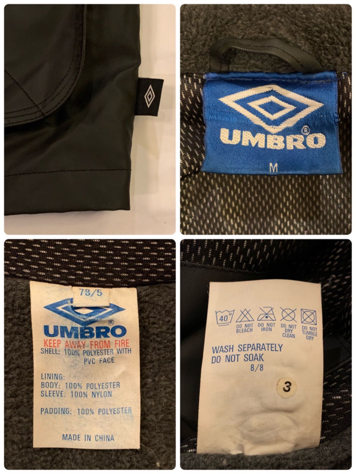 90s UMBRO “Chelsea FC” PVC Coating Jacket アンブロ チェルシーFC 