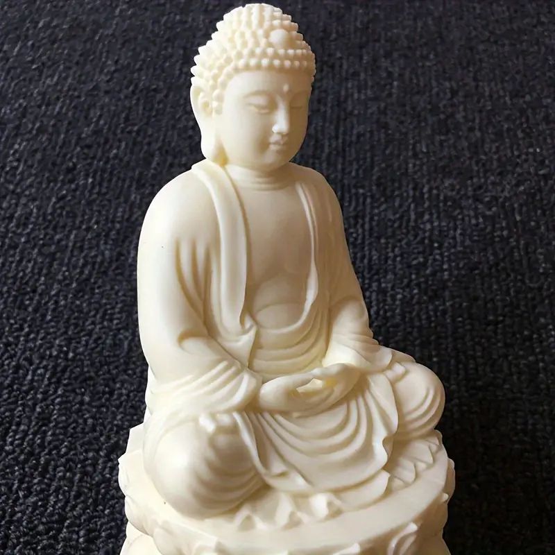 釈迦牟尼 置物 大仏 ブッタ 座禅 瞑想 風水 仏像 彫刻 樹脂 現代美術