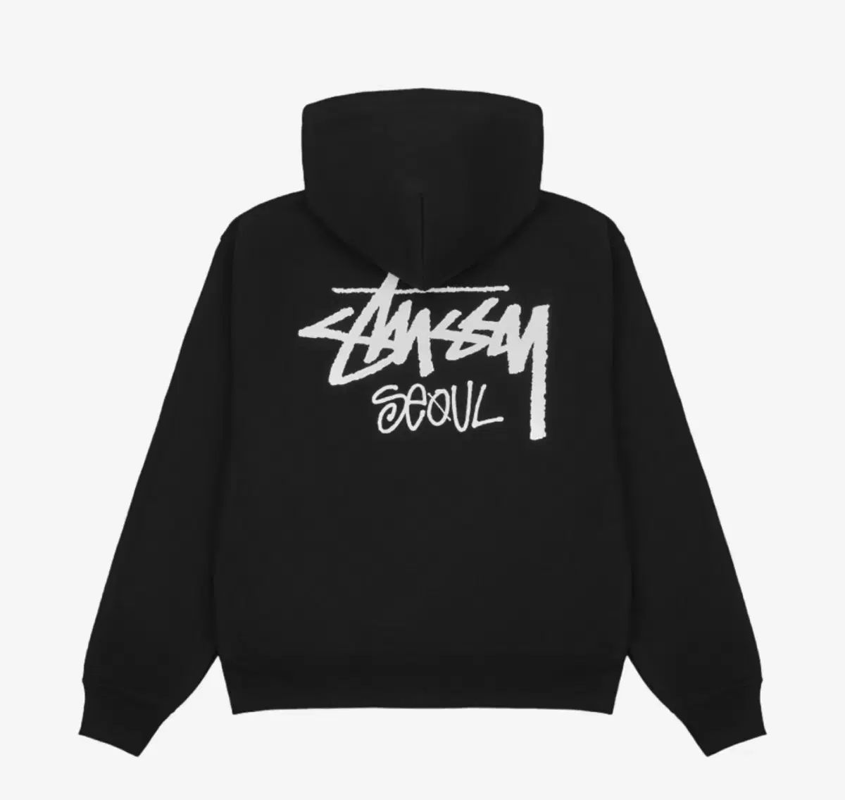 STUSSY(ステューシー) スターク ソウル フード ジップアップ 黒