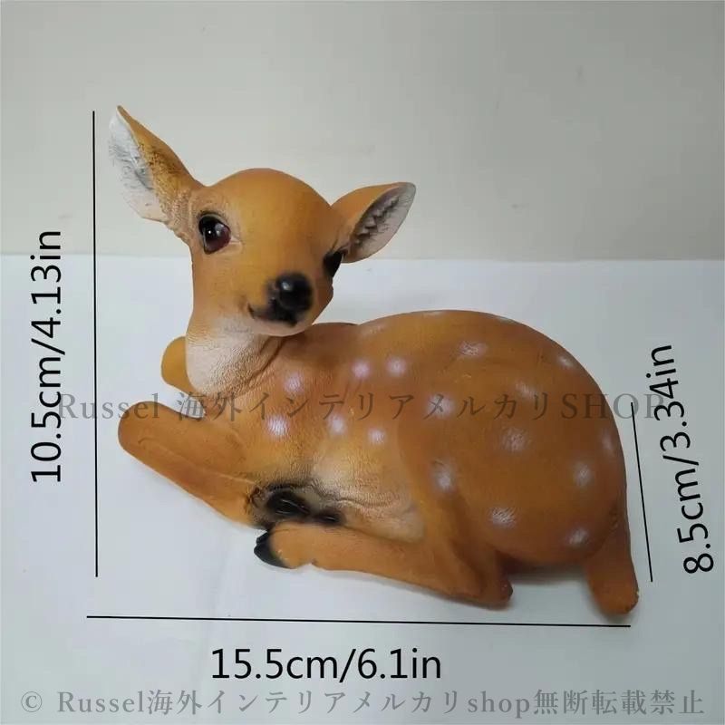 【オハナ様用】スワロフスキー　子鹿　バンビ　蝶　置物　インテリア バンビの置物 金色 （オハナ様用】スワロフスキー 子鹿 バンビ