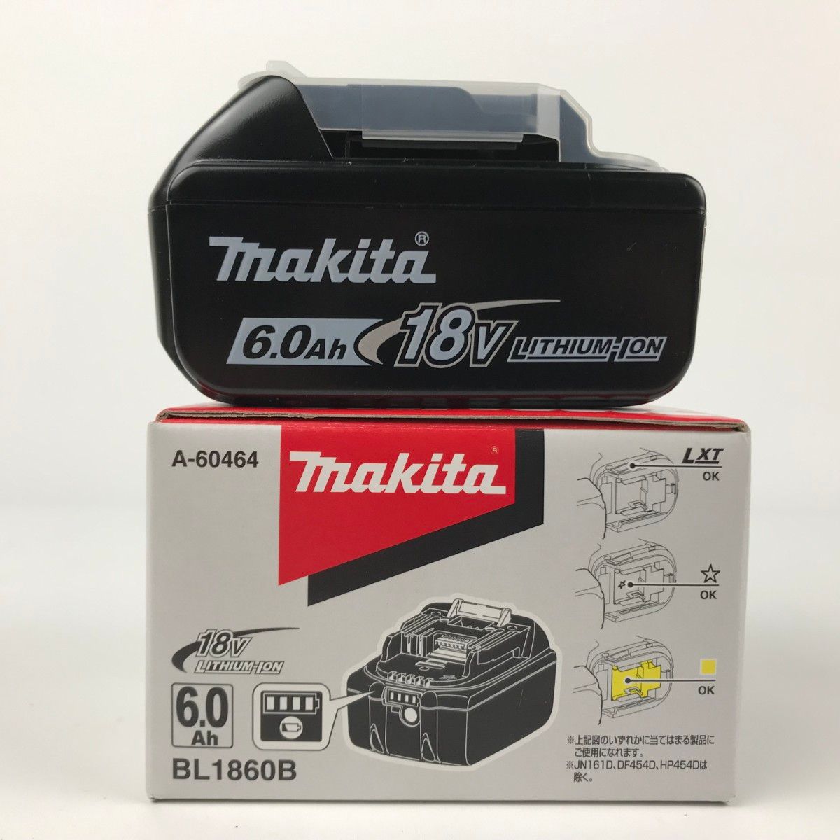 MAKITA マキタ リチウムイオンバッテリー 18V 6.0A ♥品 BL1860B