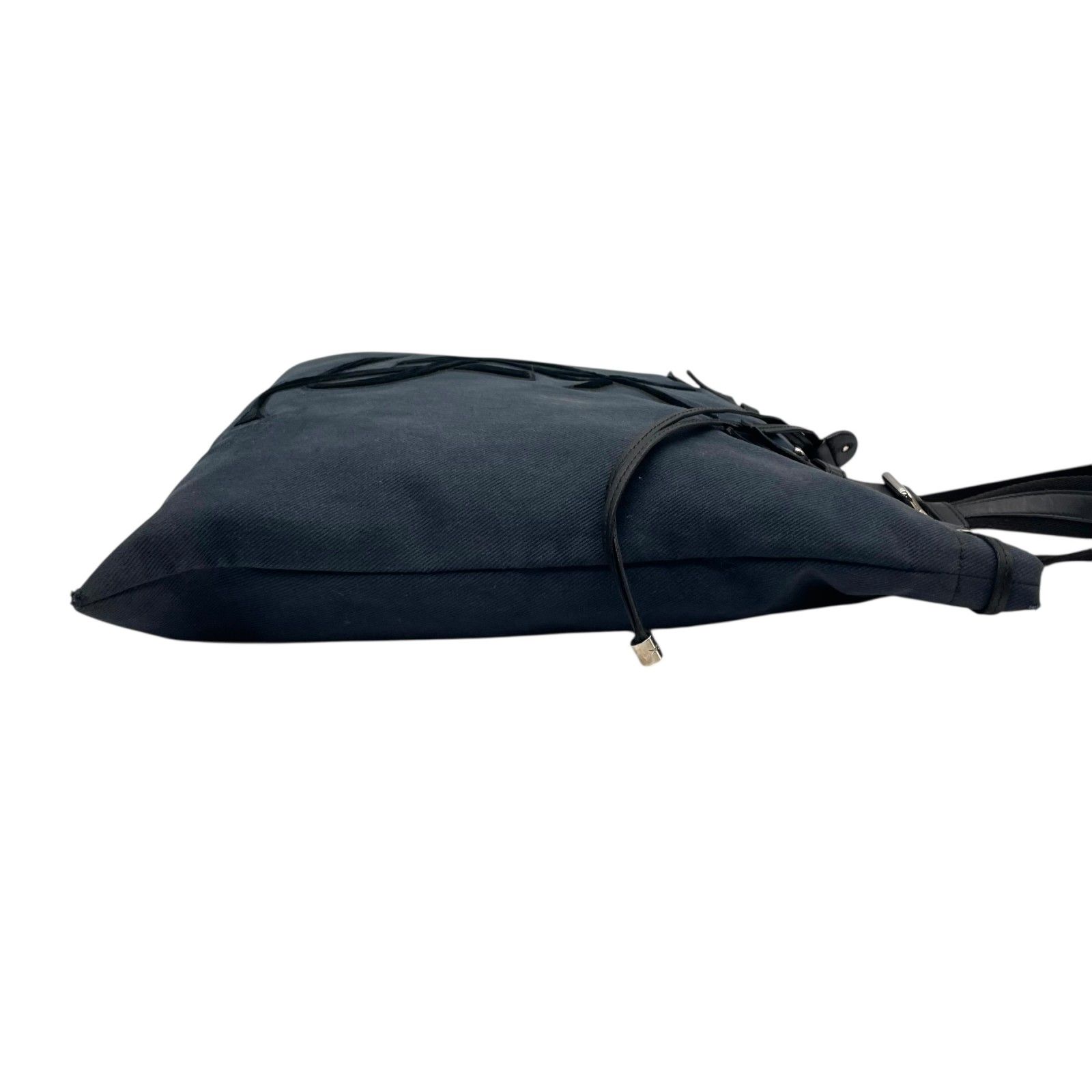 イヴ・サンローラン　カハラ　黒　ブラック Yves Saint Laurent イヴサンローラン カハラトートバッグ