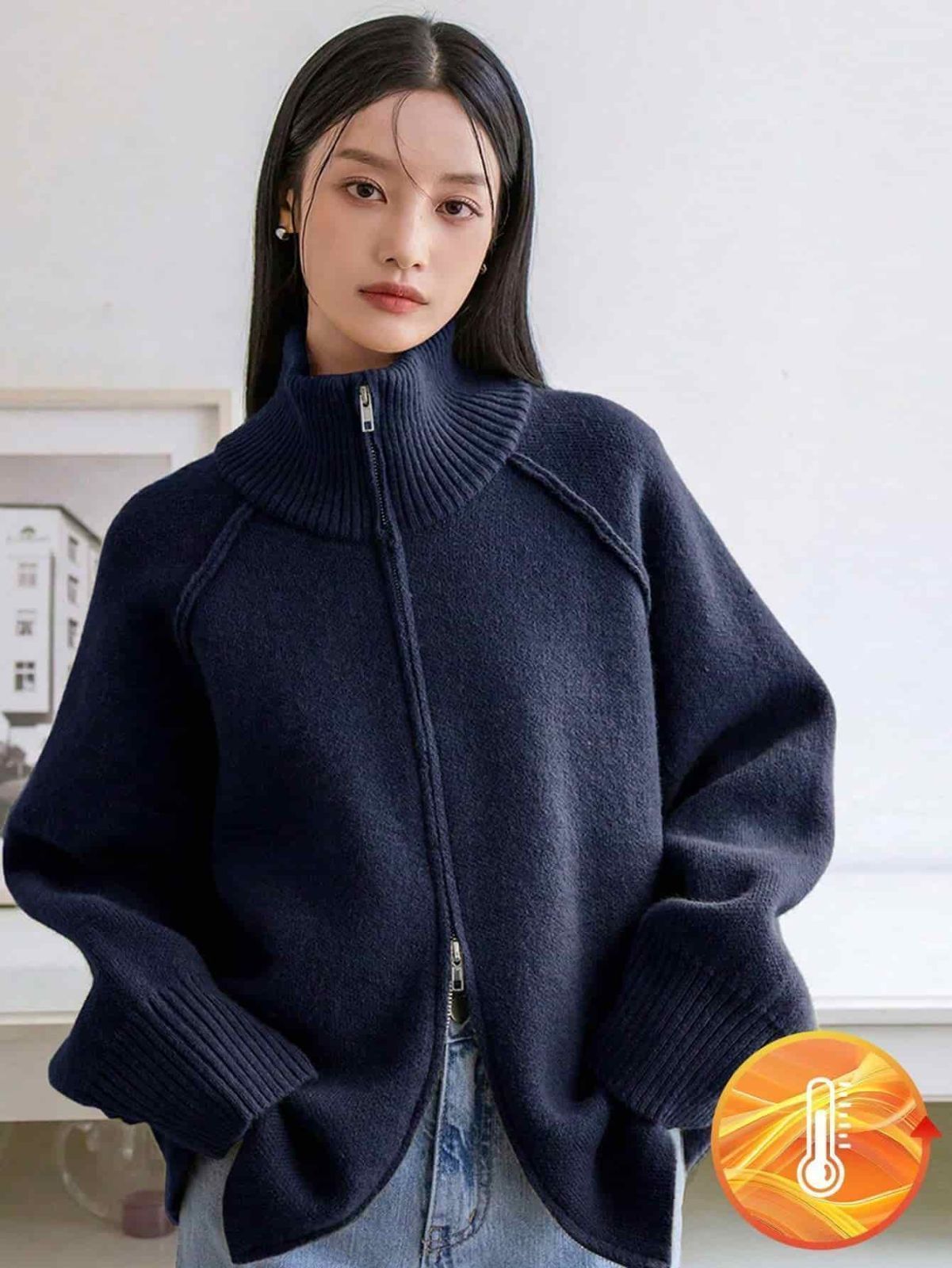 ニットカーディガン