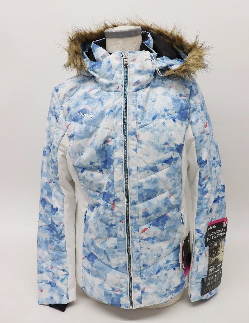 ワケあり フェニックス レディース スキージャケット-パンツ セットアップ L ブルー スポーツ R 2510-008
