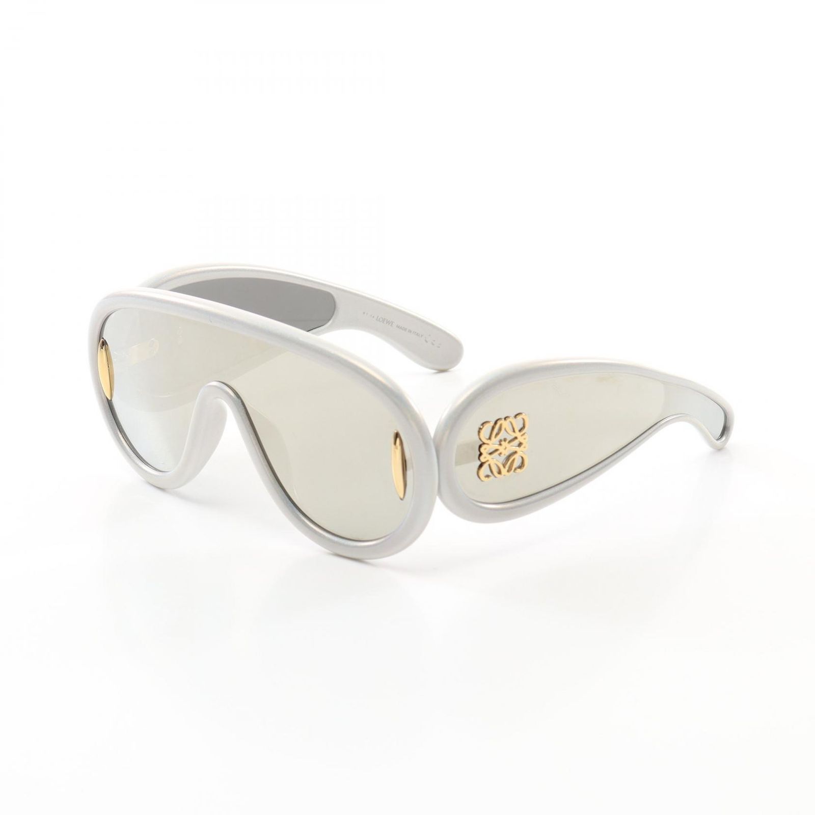 ロエベ LOEWE サングラス ウェーブ マスク LW40108I00024C ブラック  