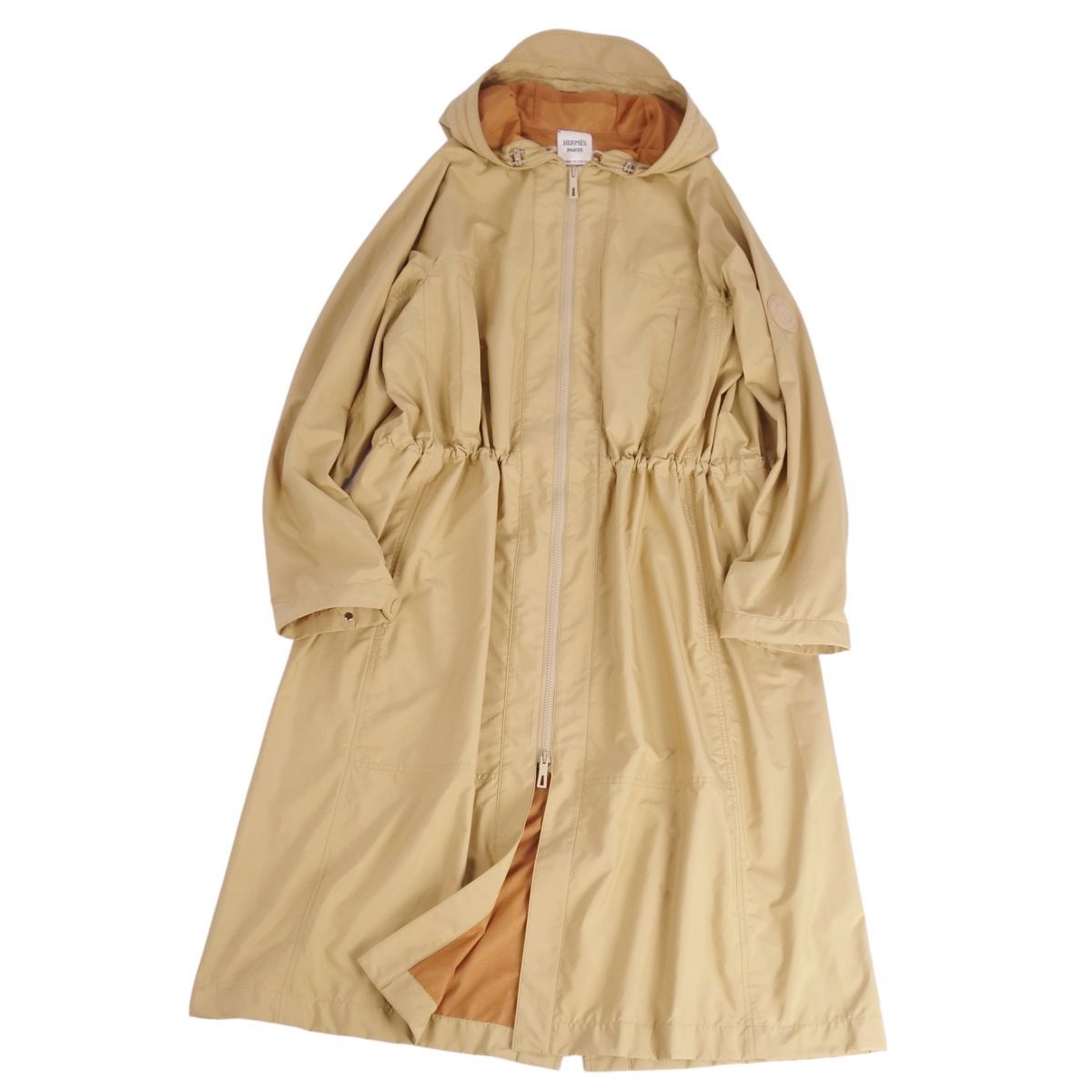 エルメス HERMES コート 2025 ロングコート フード付き セリエ