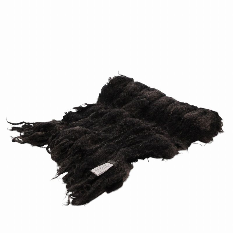 ファリエロサルティ Faliero Sarti ストール マフラー フリンジ 縮絨  