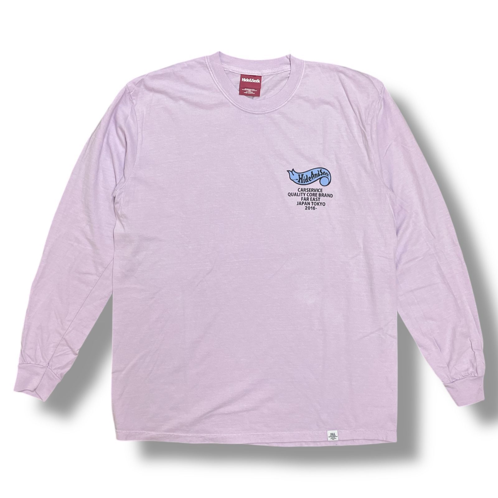 hideandseek carservice ロンT パープル XL 新品 【公式通販】