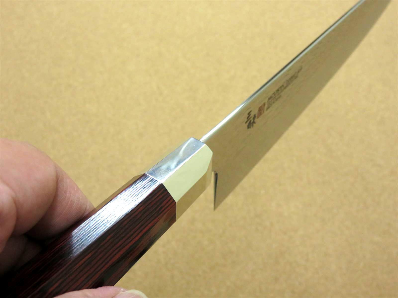 関の刃物 牛刀 24cm (240mm) 三昧 波目 ダマスカス33層 VG-10