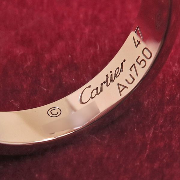 Cartier Au750 ラブリング サイズ6号 カルティエ ラブ Au750 リング