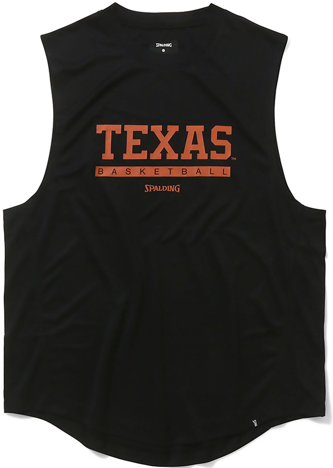 スポルディング SPALDING バスケット スリーブレス トップ テキサス バスケットボール SMT24033TX 1000 ブラック