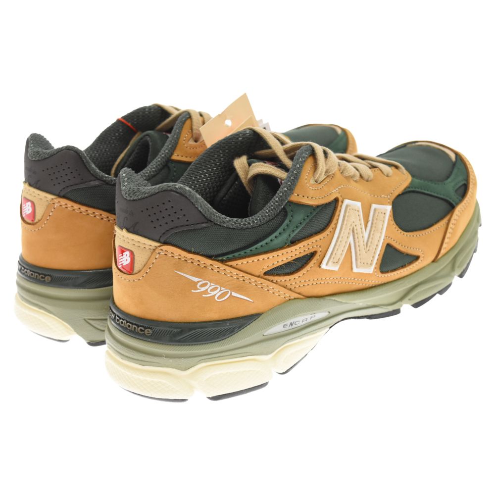 New Balance (ニューバランス) M990WG3 ローカットスニーカー グリーン