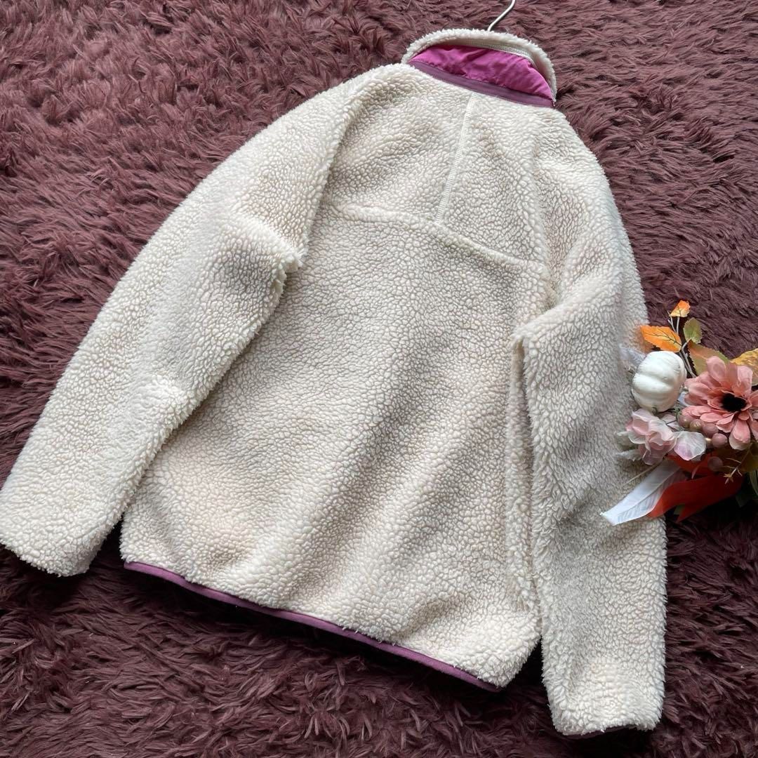 パタゴニア ボアフリース レトロX 旧タグ ビックタグ L 12 ピンク ボアジャケット