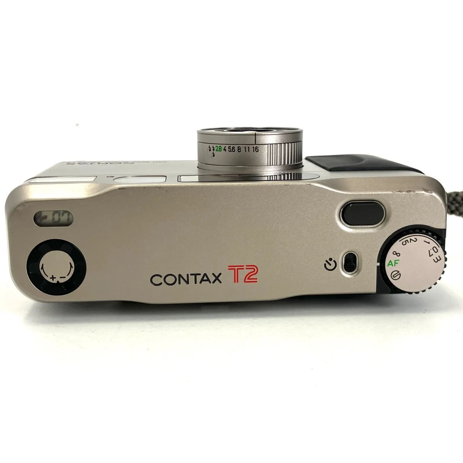 11007】 CONTAX T2 チタンシルバー ケース付き 美品 - メルカリ