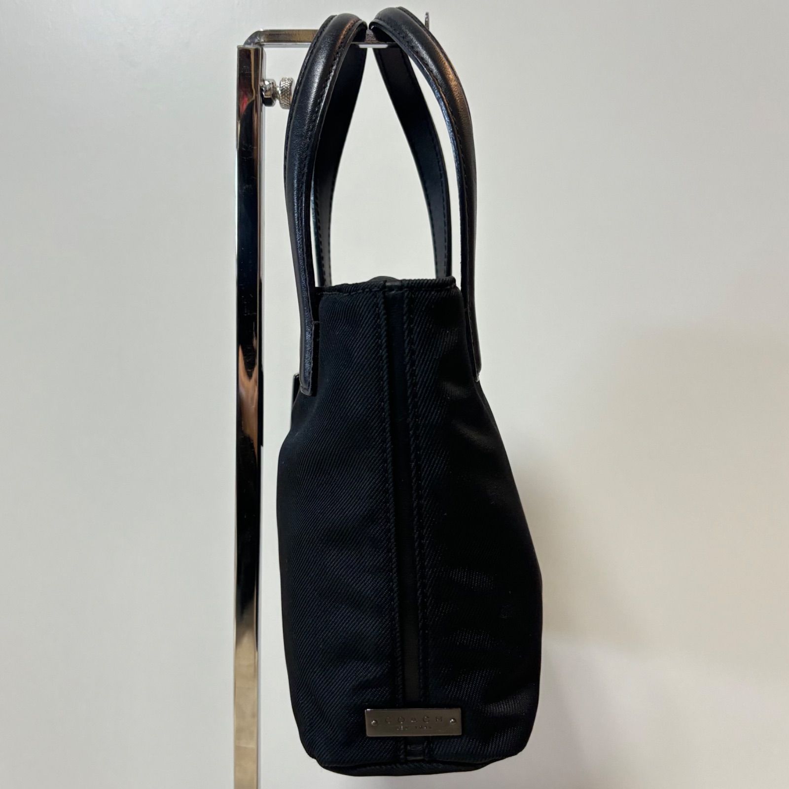 良品】COACH コーチ ミニトートバッグ ハンドバッグ キャンバス