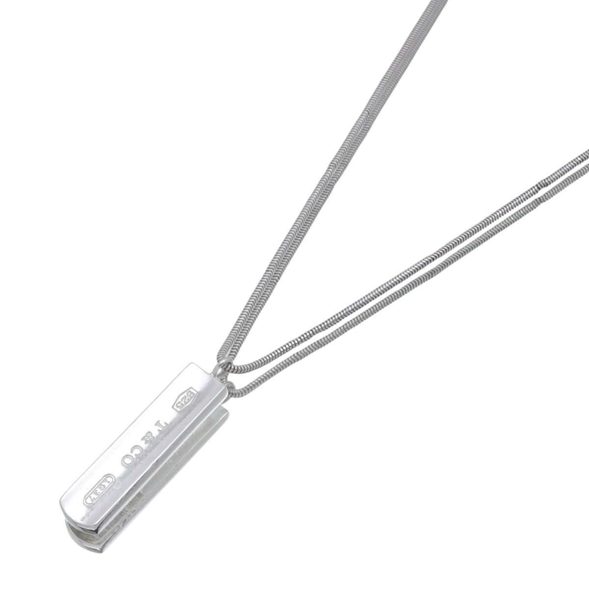 ティファニー Tiffany&co ネックレス 1837 バー ネイクチェーン