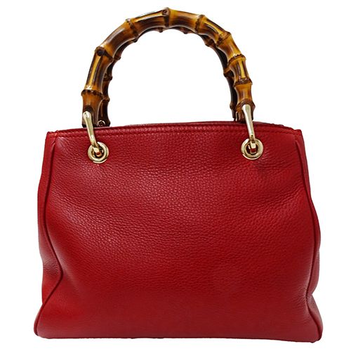 ✨美品✨GUCCI 2way バンブー ショルダーバッグ ハンド 赤 レザー グッチ GUCCI バッグ レディース ブランド ハンドバッグ