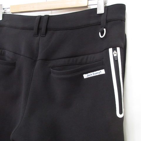 新品 パーリーゲイツ ジャックバニー ツイル 総柄テーパードパンツ(4)M