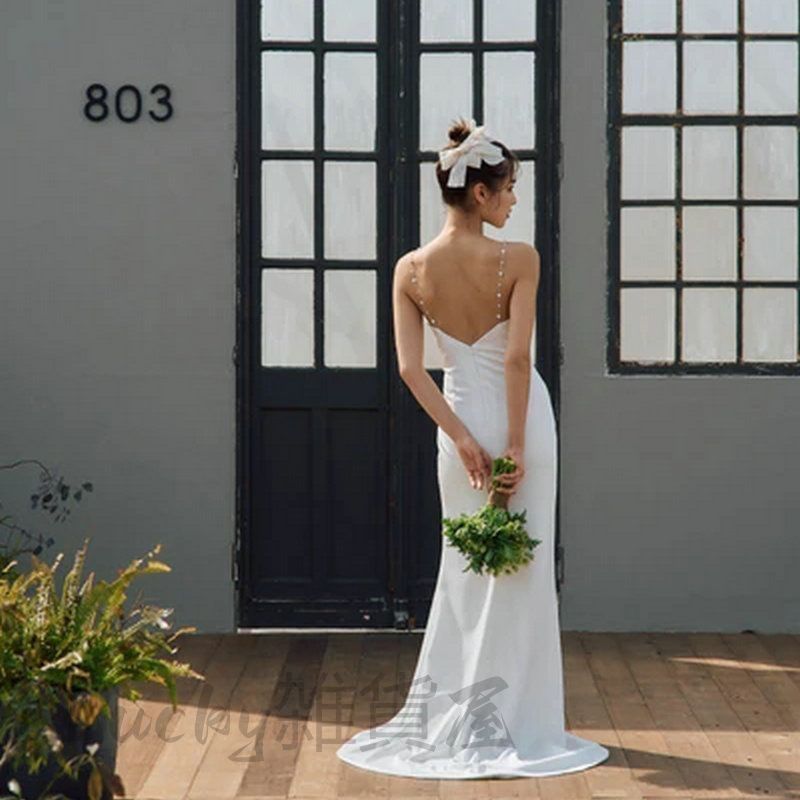 最終値下げ』ウェディングドレス オフホワイト ウエディングドレス