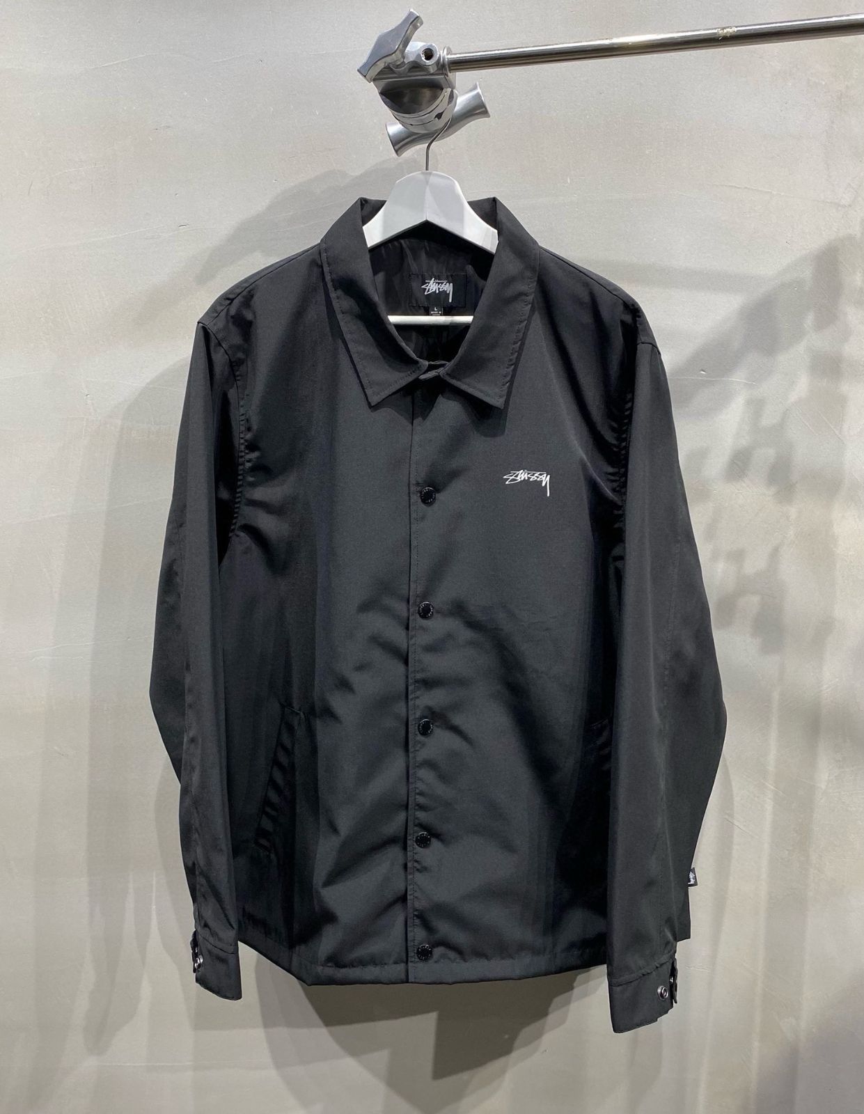 新作Stussy ステューシー ナイロンジャケット ストックロゴ