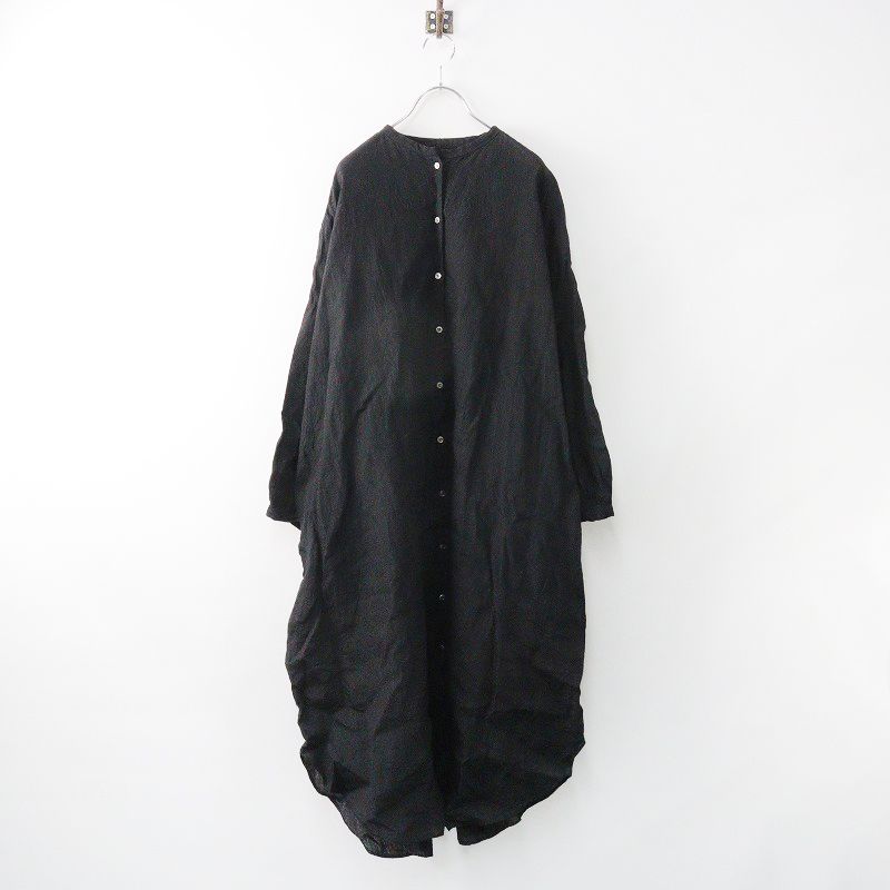 オールドマンズテーラー R&D.M.Co- リネンバンドカラーシャツ