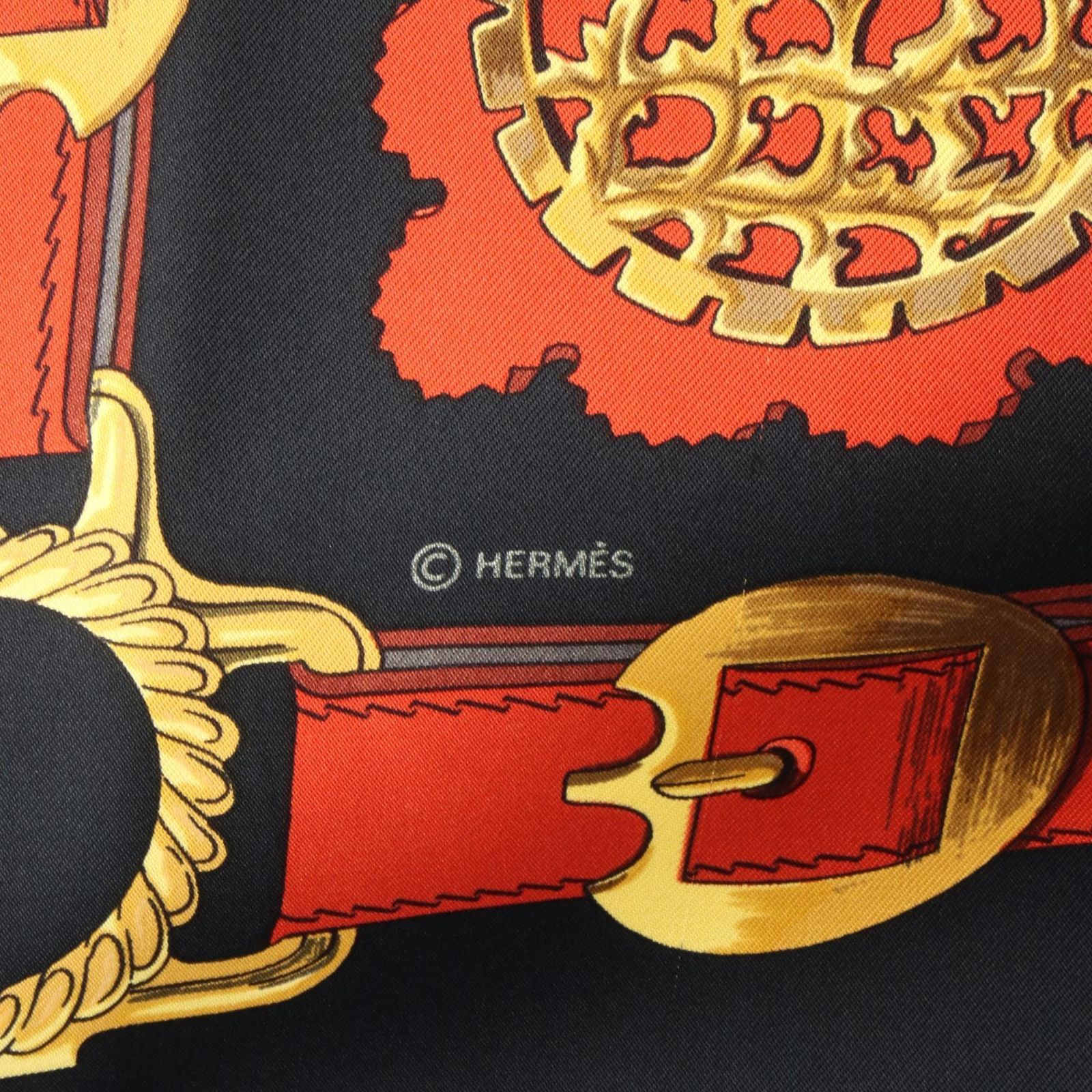 エルメス HERMES スカーフ カレ90 Cuivreries シルク カレ90
