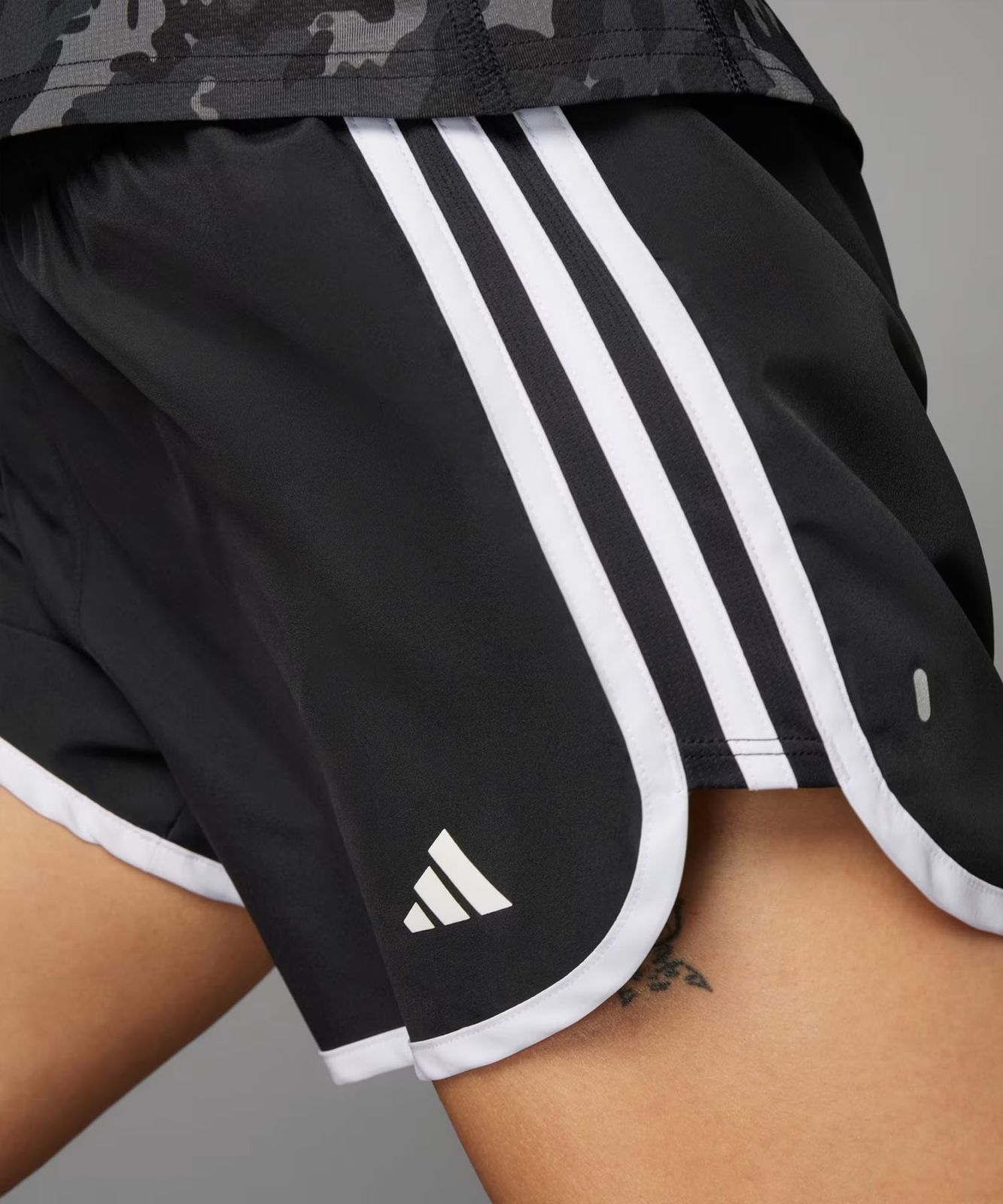 【ムラスポ公式】新品 adidas アディダス ショートパンツ レディース スリーストライプ マラソン 20 ランニングショーツ BSO29