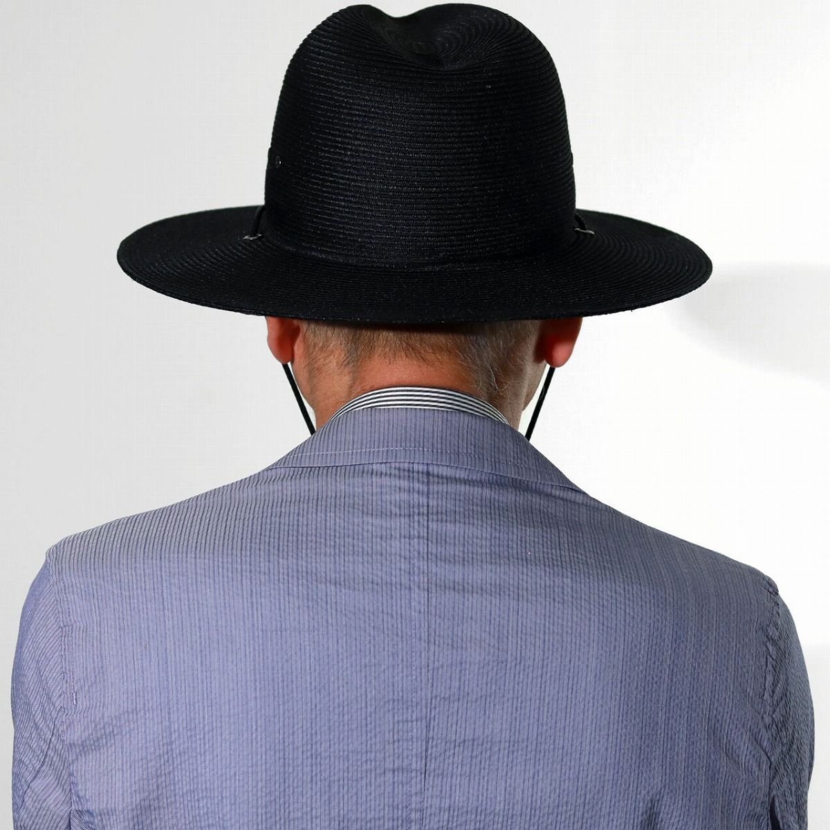 STETSON (ステットソン)テンガロンハット 麦わら カウボーイハット ハット 中折れハット メンズ つば広ハット メンズ メンズハット夏用 紐付き帽子 黒 ブラック 【TB】