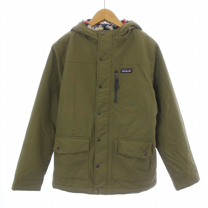 パタゴニア Patagonia キッズ インファーノ ジャケット フリース マウンテンパーカー 中綿 撥水 ナイロン ロゴ パッチ XL カーキ  68460 /KW □GY30 - メルカリ