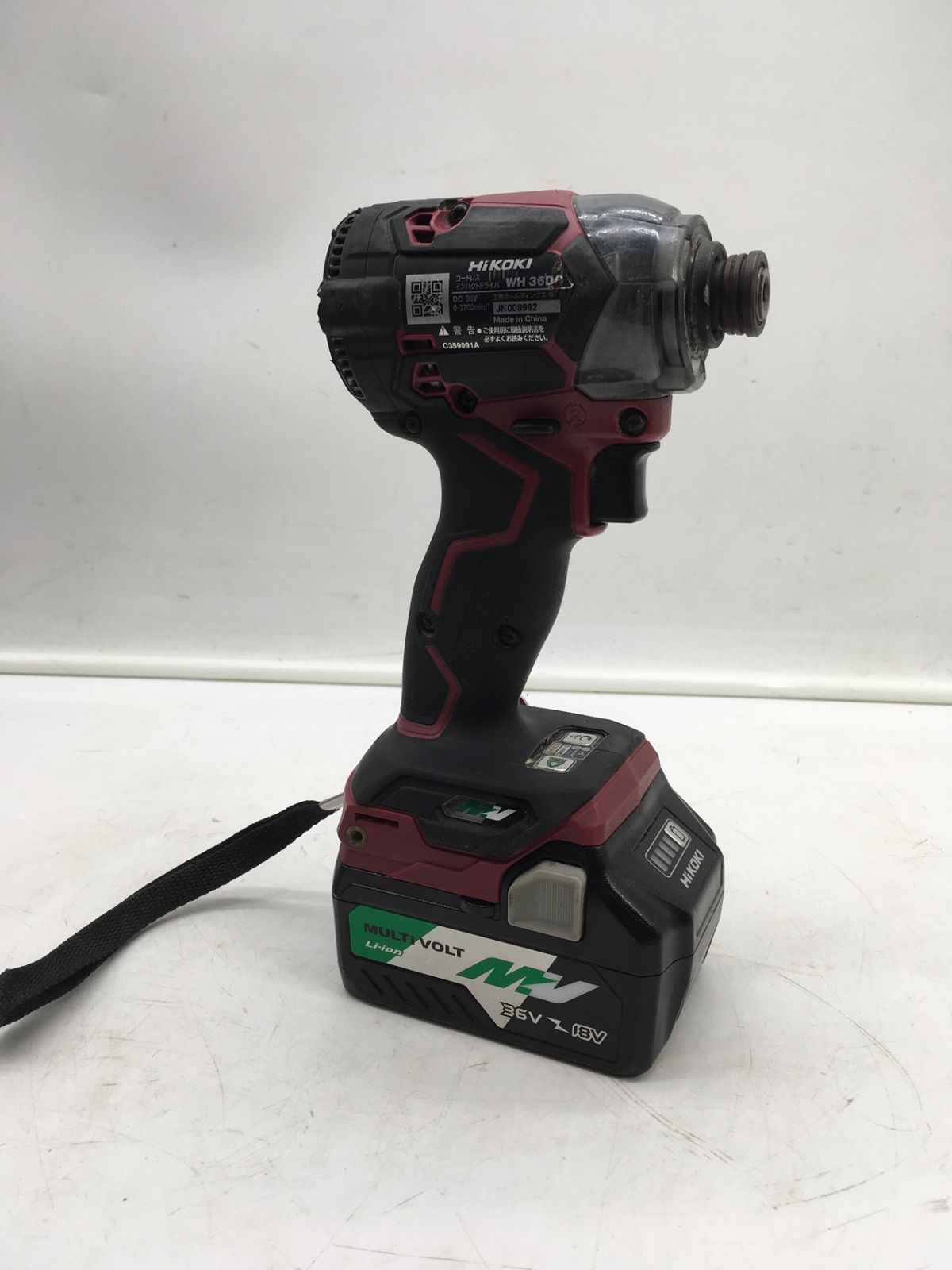 品 HiKOKI|ハイコーキ 36Vインパクトドライバ フ レッド WH36DC 2XPRSZ IT2WVEY3X8I8 エコツール岡崎インター店 M02