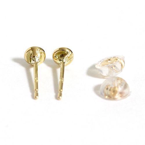 美品　K18 天然　ダイヤモンド　ピアス　イエローゴールド　0.16×2ct K18イエローゴールドダイヤモンドピアス(RPE117-002)|TSUTSUMI
