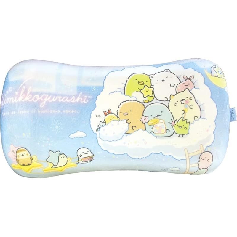 【在庫セール】ティーズファクトリー すみっコぐらし 低反発クッション 星空さんぽ D9.5×W40×H20cm SG-5529122HS
