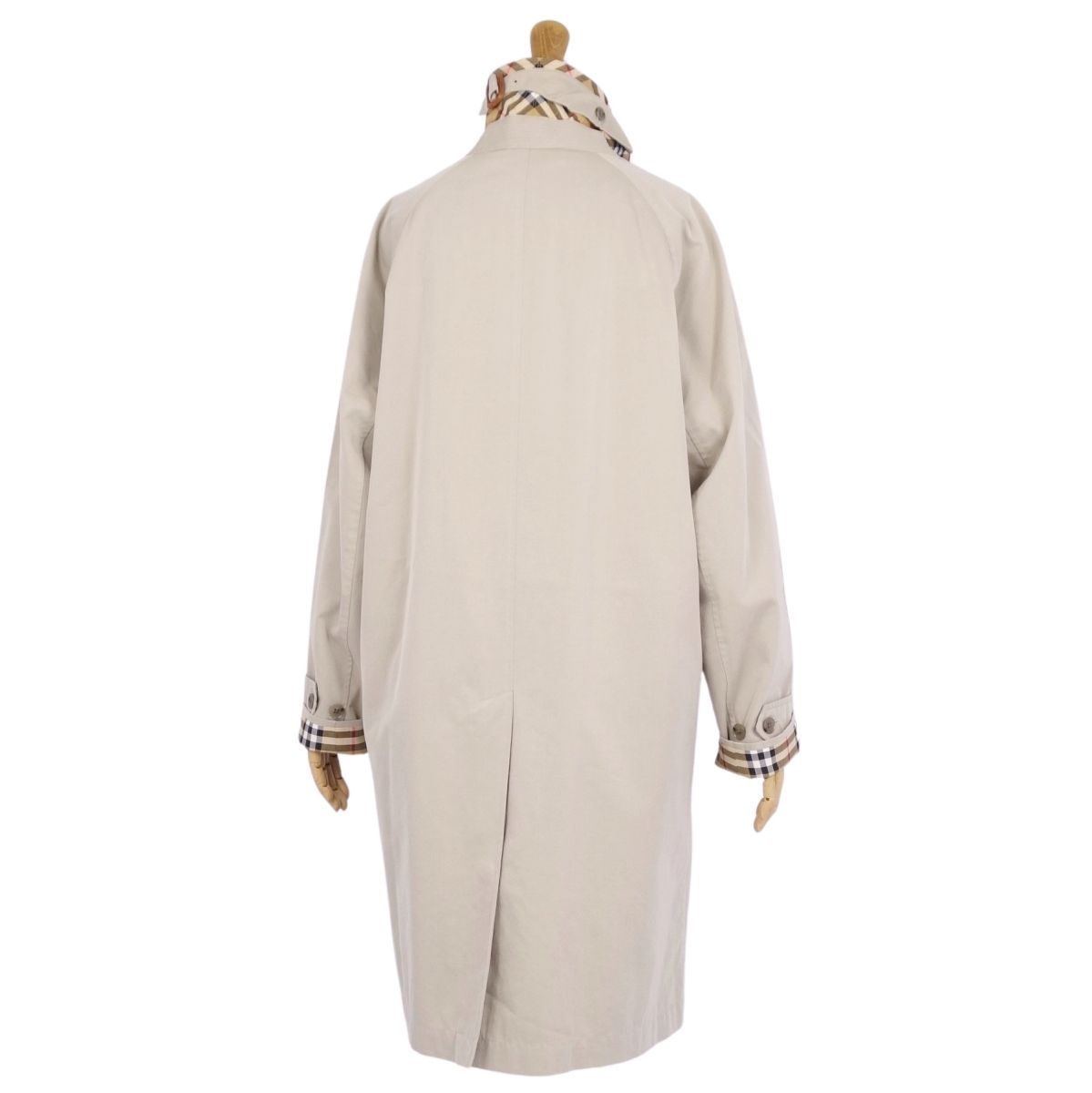 美品 バーバリー BURBERRY 英国製 ステンカラーコート バルマカーン