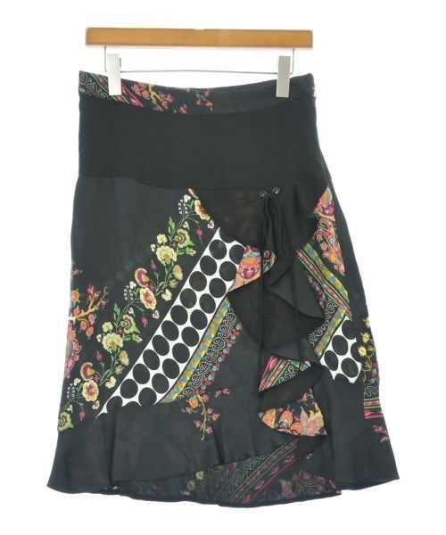 ETRO ひざ丈スカート レディース 古着