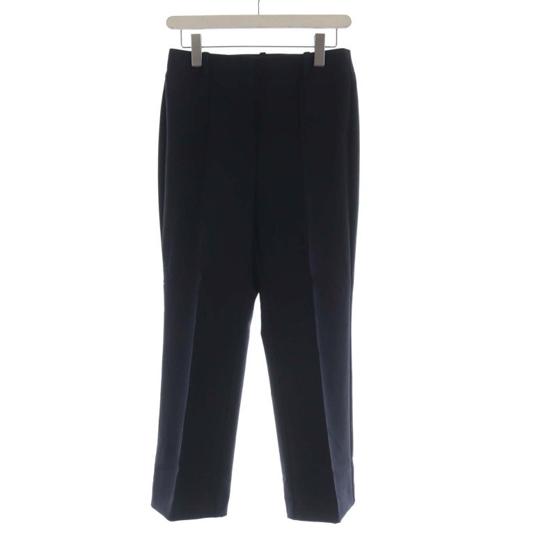 新品　theory luxe セオリーリュクス　パンツ　ネイビー　40 美品！セオリーリュクス ストレッチワイドパンツ ネイビー 40