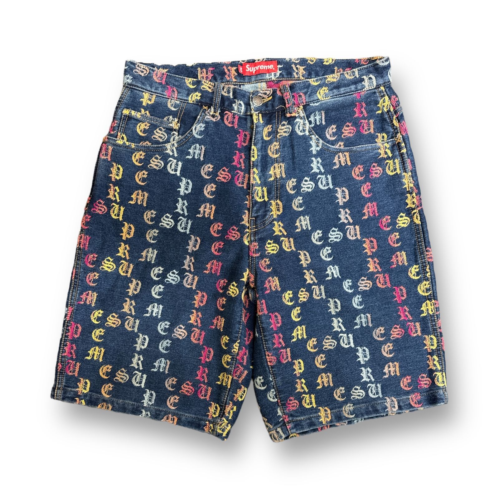 Supreme Gradient Jacquard Denim Short グラディエント ジャガード