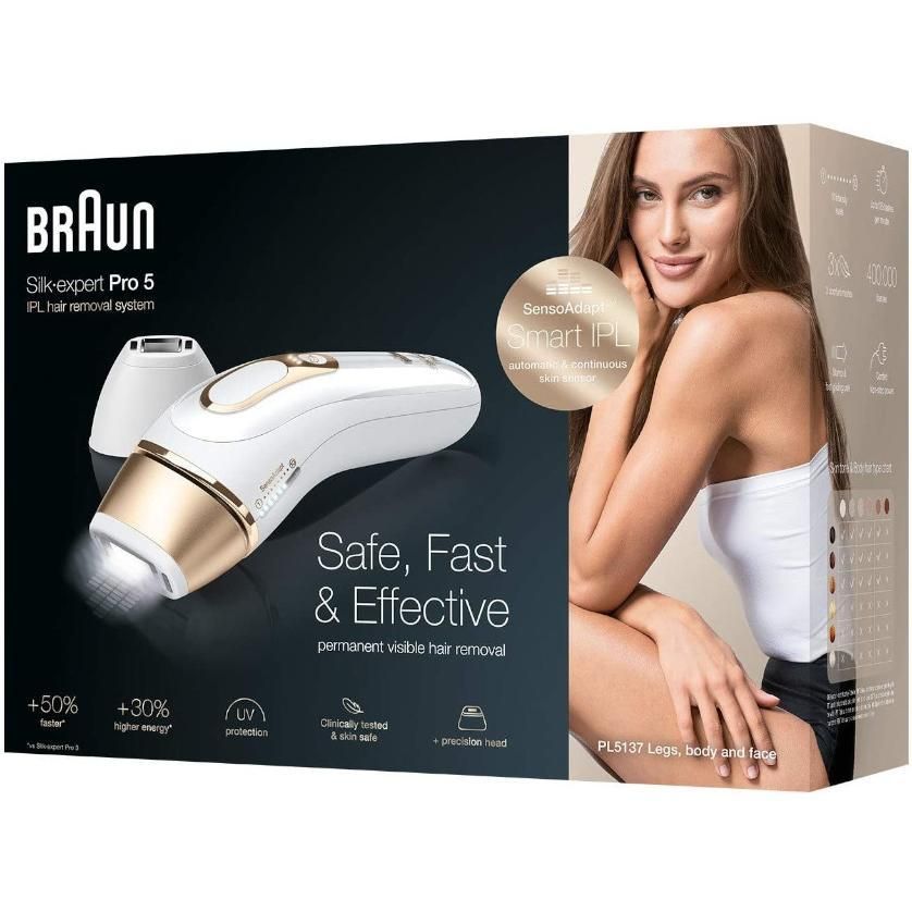 2営業日で発送 BRAUN ブラウン 光美容器 シルクエキスパート Pro5 PL-5137